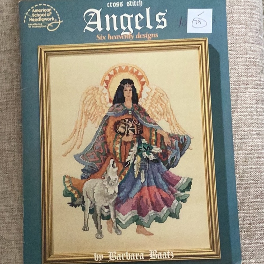 American School of Needlework "Angels" Cross Stitch Pattern Book #79